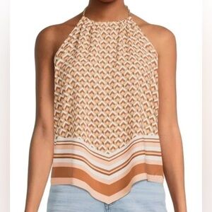 No Boundaries Juniors' Chain Halter Top